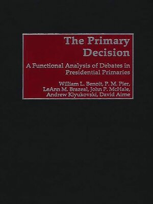 cover image of The Primary Decision
